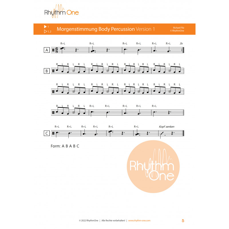 Peer Gynt Body Percussion (Richard Filz) English version