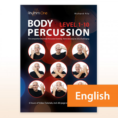 Body Percussion Level 1-10 – The comprehensive streaming course from very easy to very challenging