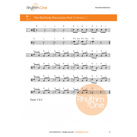 Fledermaus Body Percussion (Richard Filz) Deutsche Version