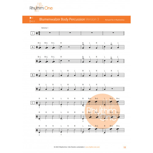 Nussknacker Body Percussion (Richard Filz) Deutsche Version