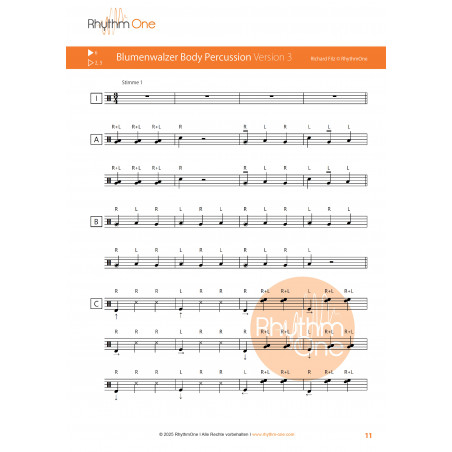 Nussknacker Body Percussion (Richard Filz) Deutsche Version