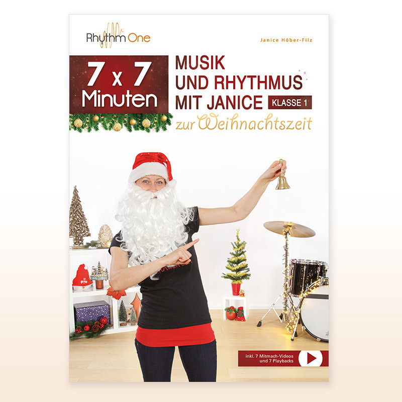 7x7 Minuten Musik und Rhythmus mit Janice zur Weihnachtszeit für Klasse 1