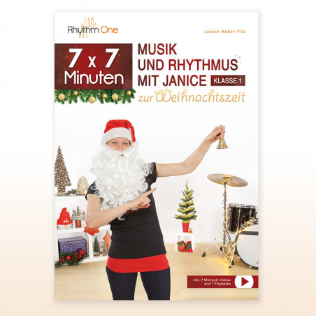 7x7 Minuten Musik und Rhythmus mit Janice zur Weihnachtszeit für Klasse 1