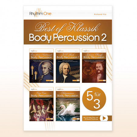 Best of Classical Body Percussion 2 - 5 for 3 (Richard Filz) German Version