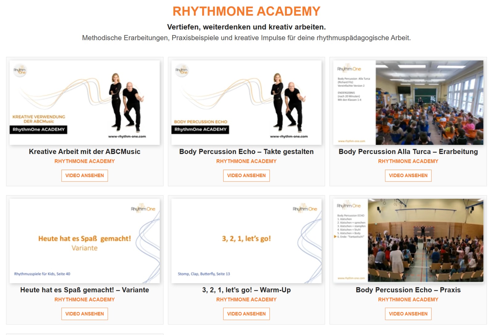 RhythmOne Academy