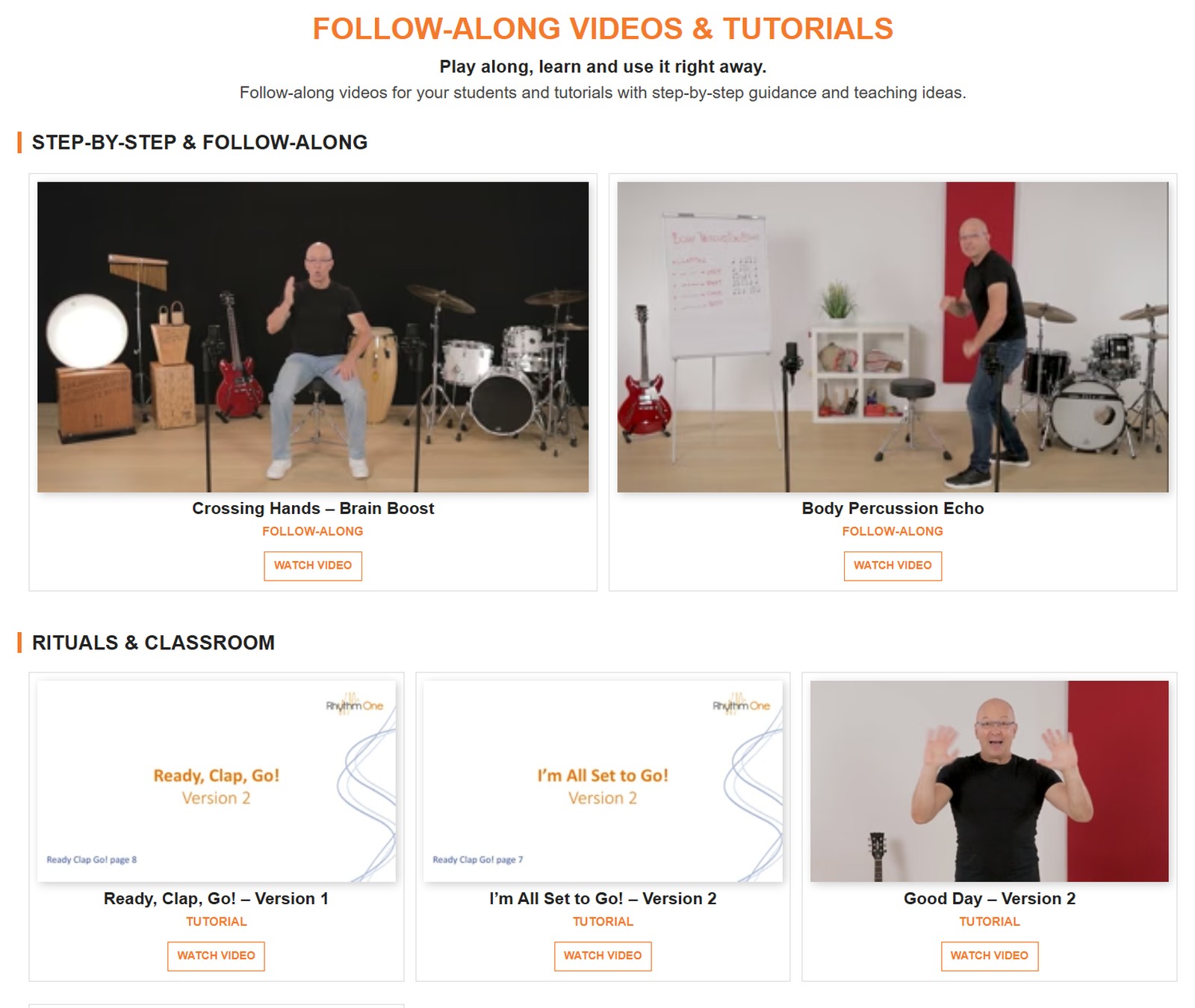 Follow-Along Videos and Tutorials